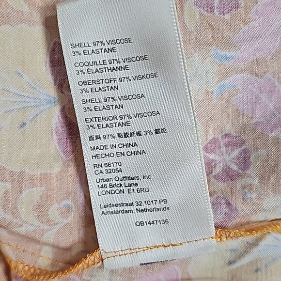 NWOT Free People Sasha Mini Dress Sunshine Combo Stretchy Size XS - Picture 10 of 10